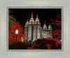 Salt Lake City Temple Lights Aglow