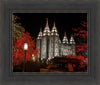 Salt Lake City Temple Lights Aglow