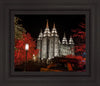 Salt Lake City Temple Lights Aglow