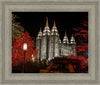 Salt Lake City Temple Lights Aglow