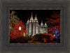 Salt Lake City Temple Lights Aglow