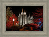 Salt Lake City Temple Lights Aglow