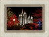 Salt Lake City Temple Lights Aglow