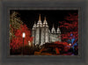 Salt Lake City Temple Lights Aglow