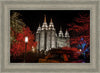 Salt Lake City Temple Lights Aglow