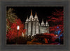 Salt Lake City Temple Lights Aglow