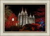 Salt Lake City Temple Lights Aglow