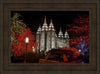 Salt Lake City Temple Lights Aglow