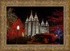 Salt Lake City Temple Lights Aglow