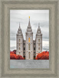 Salt Lake City Temple Autumn's Glory