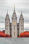 Salt Lake City Temple Autumn's Glory