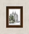 Salt Lake City Temple Evergreen Christmas