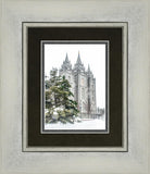 Salt Lake City Temple Evergreen Christmas