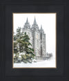 Salt Lake City Temple Evergreen Christmas