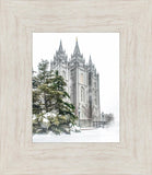 Salt Lake City Temple Evergreen Christmas