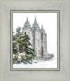 Salt Lake City Temple Evergreen Christmas