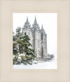 Salt Lake City Temple Evergreen Christmas