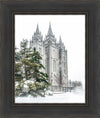 Salt Lake City Temple Evergreen Christmas