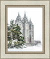 Salt Lake City Temple Evergreen Christmas