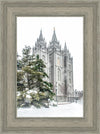 Salt Lake City Temple Evergreen Christmas