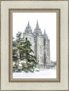 Salt Lake City Temple Evergreen Christmas