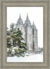 Salt Lake City Temple Evergreen Christmas