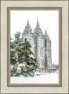 Salt Lake City Temple Evergreen Christmas