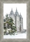 Salt Lake City Temple Evergreen Christmas