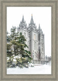 Salt Lake City Temple Evergreen Christmas