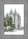 Salt Lake City Temple Evergreen Christmas