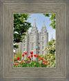 Salt Lake City Temple June - God Is the Gardner