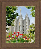 Salt Lake City Temple June - God Is the Gardner