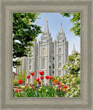 Salt Lake City Temple June - God Is the Gardner