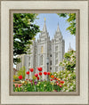 Salt Lake City Temple June - God Is the Gardner