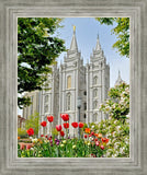 Salt Lake City Temple June - God Is the Gardner