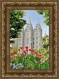 Salt Lake City Temple June - God Is the Gardner