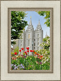 Salt Lake City Temple June - God Is the Gardner