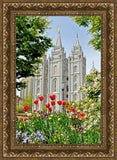 Salt Lake City Temple June - God Is the Gardner