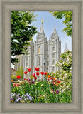 Salt Lake City Temple June - God Is the Gardner