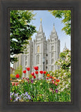 Salt Lake City Temple June - God Is the Gardner