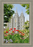 Salt Lake City Temple June - God Is the Gardner