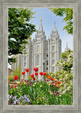 Salt Lake City Temple June - God Is the Gardner