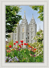 Salt Lake City Temple June - God Is the Gardner