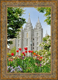 Salt Lake City Temple June - God Is the Gardner