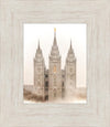 Salt Lake City Temple Quiet Misty Morning