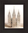 Salt Lake City Temple Quiet Misty Morning