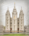 Salt Lake City Temple The Spirit Of God