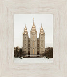 Salt Lake City Temple Warming Reflection