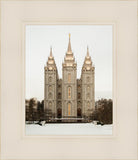 Salt Lake City Temple Warming Reflection