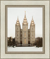 Salt Lake City Temple Warming Reflection